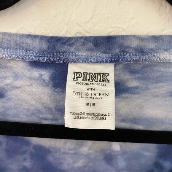 PINK Victoria’s Secret Penn State Tie Dye Regular Fit T-Shirt Size Small - Picture 5 of 6